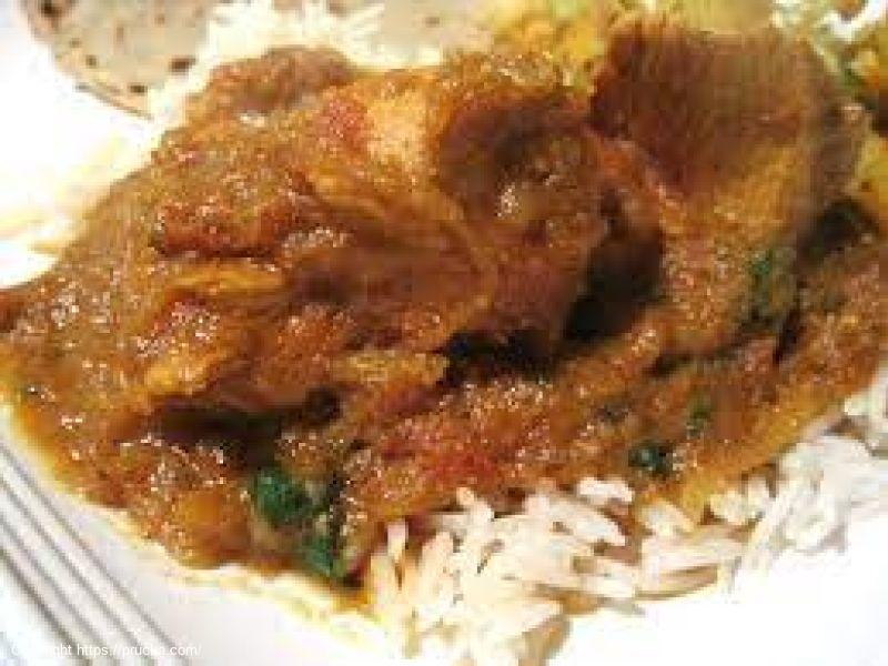 MADHUR JAFFREY'S CHICKEN IN A FRIED ONION SAUCE